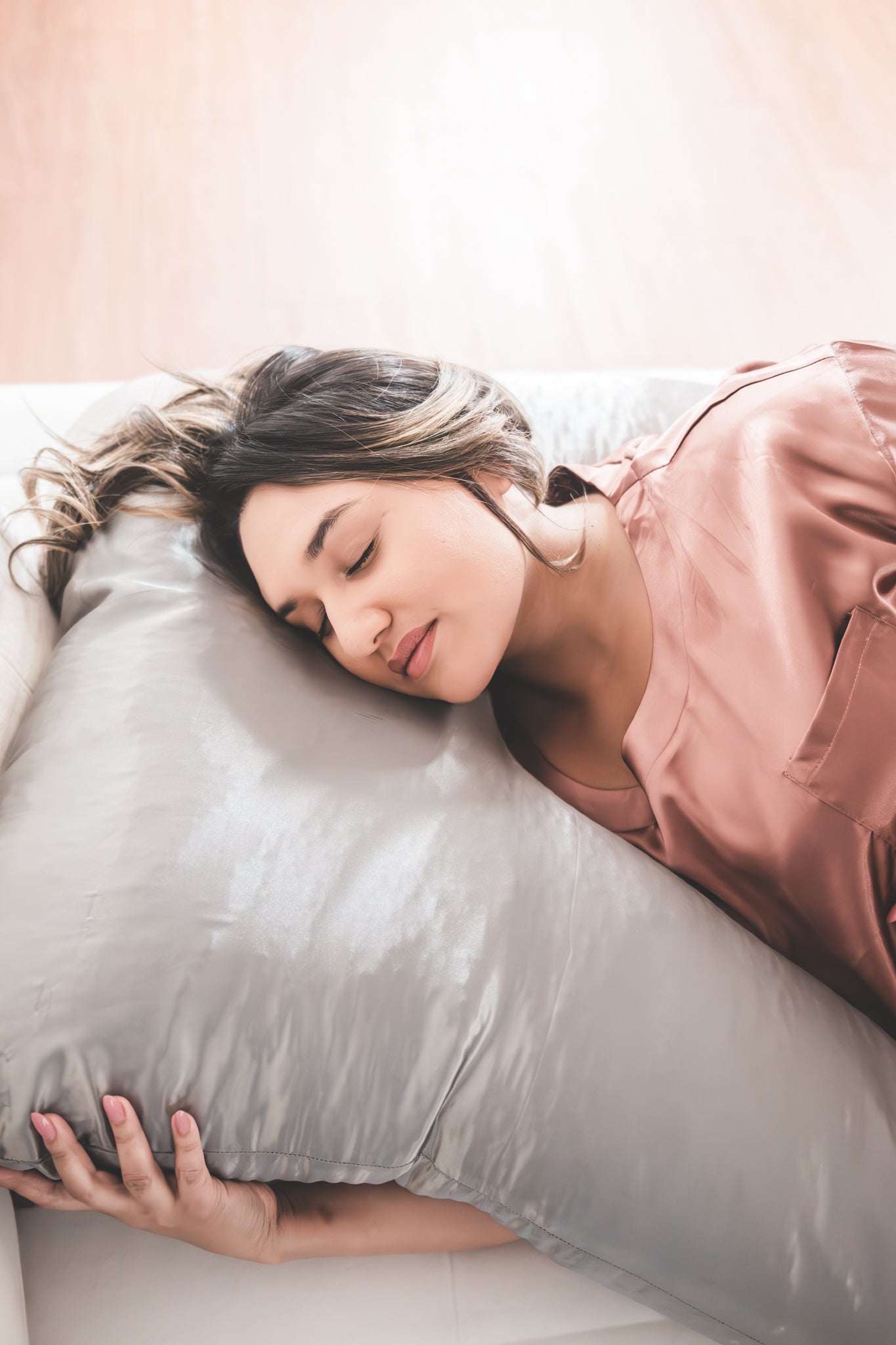 Memory Foam Silk Maternity Pillow