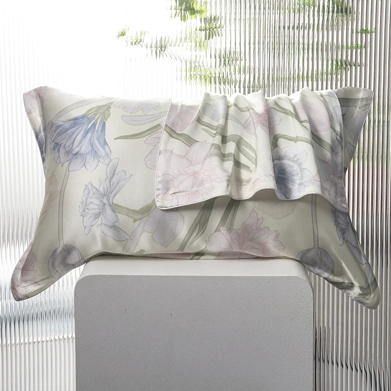 100% Mulberry Silk Pillowcase for Hair and Skin 1pc